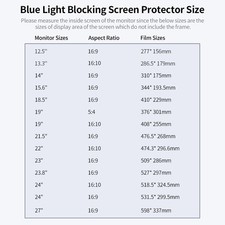 Blue Light Blocking Screen Protector High-Transmittance Anti UV For 24 Moni CX4