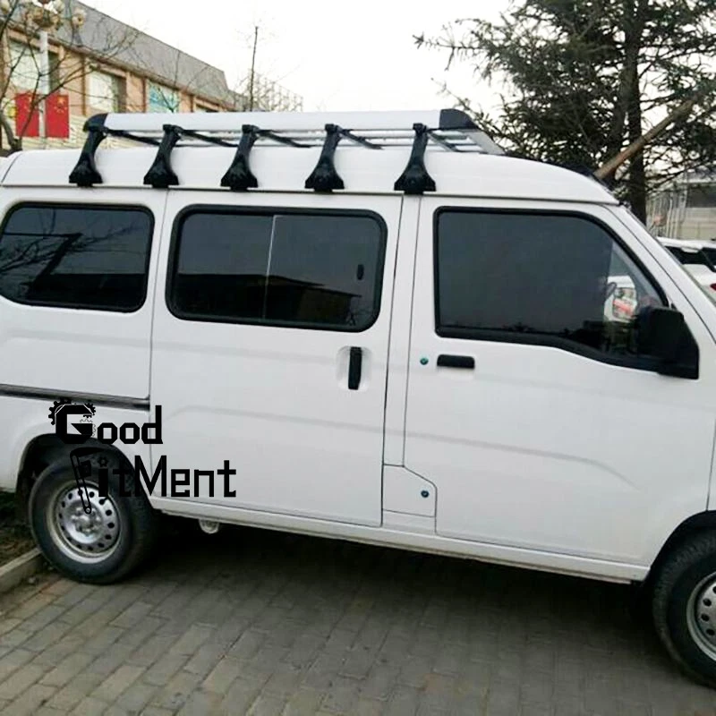 63" Roof Rack Cross Bar Rain Gutters 130LB For Freightliner Sprinter 2500 3500 Foto 2 de 4