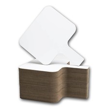 Flipside Products Rectangular Dry Erase Answer Paddle, Class Pack of 24