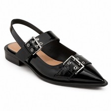 Women's Peyton Slingback Flats Wild Fable Black Size 7 New With Tags