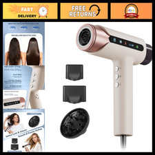 High-Speed Ionic Hair Dryer with Diffuser, 1875W Professional Blow Dryer