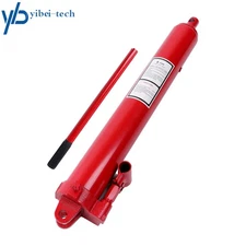 8 Ton Long Ram Hydraulic Jack Cherry Picker Manual Engine Hoist Lift Pump