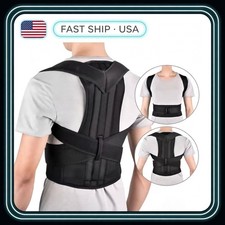 Adjustable Posture Corrector Low Back Support Shoulder Brace Belt for Men Women