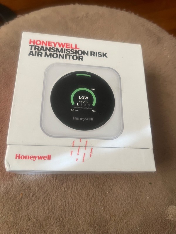 HONEYWELL HTRAM-V2-W Transmission Risk Air Monitor with USB Charger