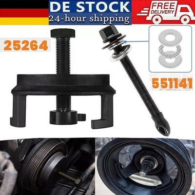 25264 LS Harmonic Balancer Mounting Puller Pulley Tool Kit For GM LS LS1 LS2 LS3