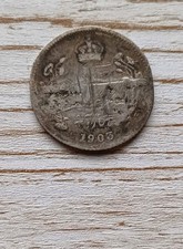 King Edward VII .925 Silver Sixpence Coin 1903 1906 1907 Great Britain Antique