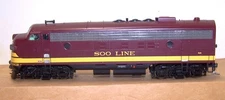 HO ATHEARN GENESIS FP7a SOO LINE 505 DCC NO SOUND