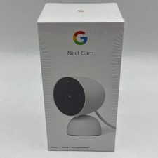 New Google Nest Cam Indoor Wired 2nd Gen Wired Security Camera GJQ9T