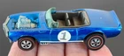 Vintage Hot Wheels Redline 1970 Bright Blue Light My Firebird #1 - High Grade!!