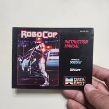 NES Robocop Instruction Manual Only - Authentic 