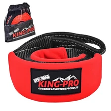 Tree Saver Strap 3in x 8ft, Emergency Recovery Tow Strap 33,000lbs Break Stre...