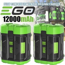 EGO Power BA6720T 56-Volt 12.0 Ah Lithiumion Battery Upgraded Fuel Gauge 2PACK