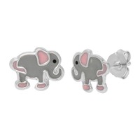 Cavill Elefanten Ohrringe Silber 925 Sterling Damen Kinder Ohrstecker- Ohrringe