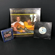 Bernie Leadon Natural Progressions MIXED LOT  Vinyl LP, 8-Track (SEALED) + 45RPM