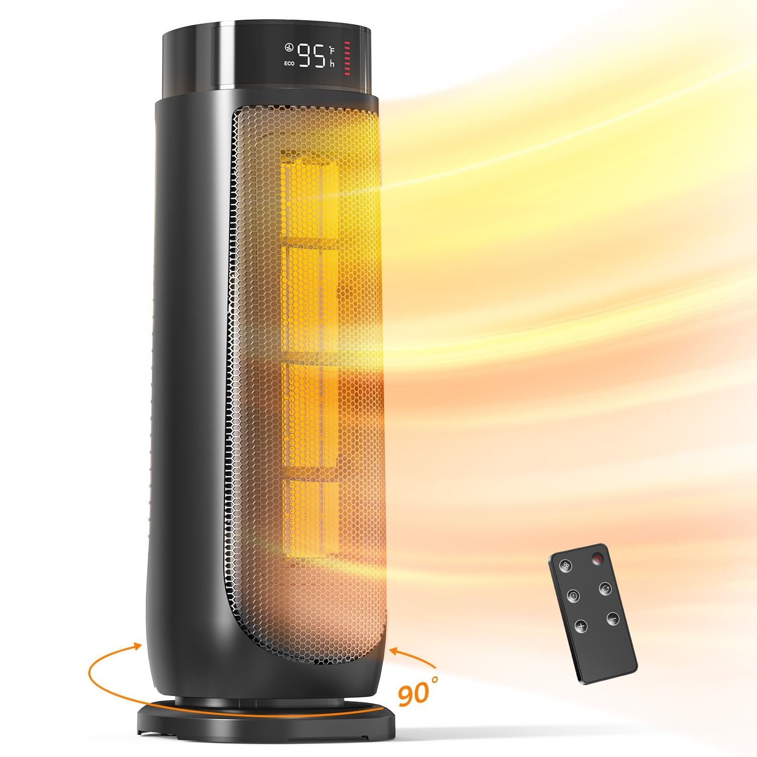 S For Indoor Use, 1500w, With Thermostat, 24h Timer, 90
