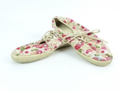 Esprit Damen Schuhe Sneaker Gr. 40 Turnschuhe Textil bunt gemustert (17163)