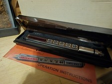 Calcu-Pen Vintage Electronic Calculator Pen w/ Case  Operation Instructions
