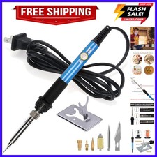 Wood Burning Kit, WoodBurning Tool Adjustable Temperature 200 450   Pyrograph...