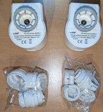 2 St. Heizkörperthermostat CC-RT-O-CnL-W-R5-2-EQ von eQ3 Adapter für Danfoss etc