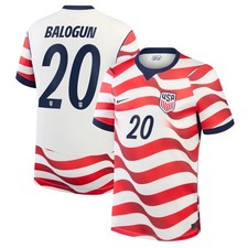 Folarin 20 Balogun USMNT 2026 Home Men's All Jersey Red