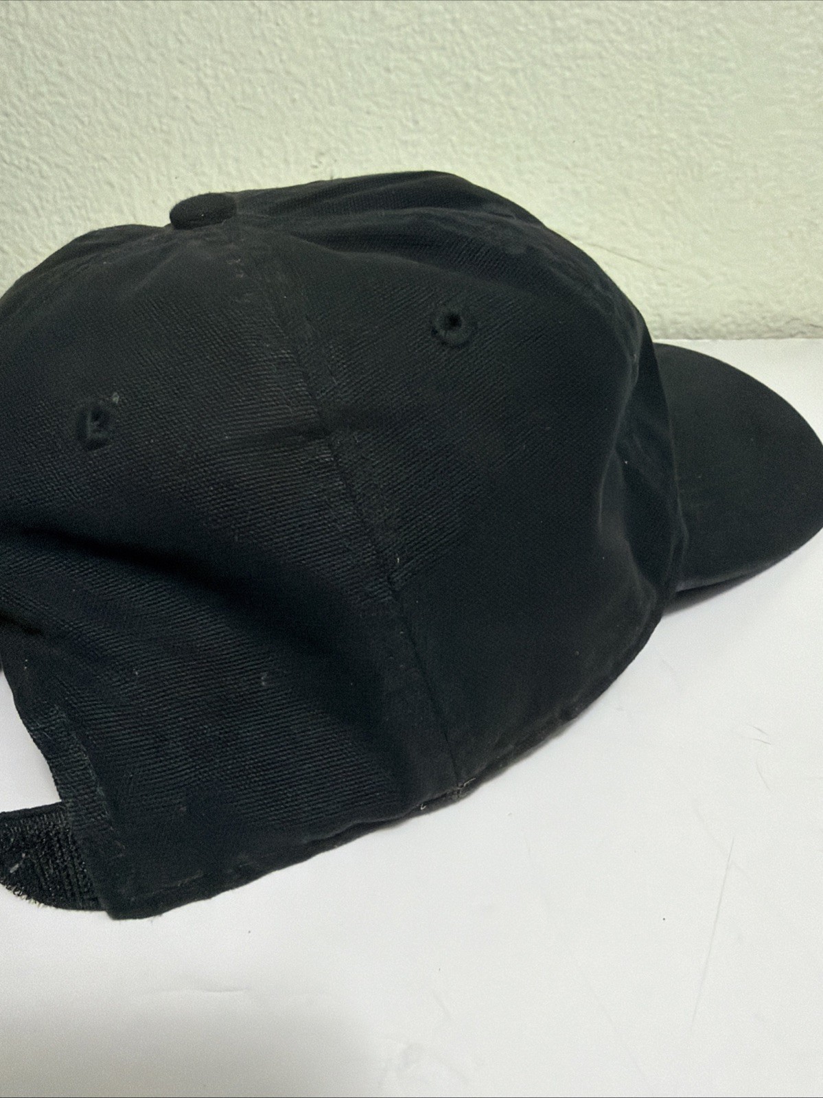 Carhartt Strapback Hat Black Hook Loop Adjustable… - image 14