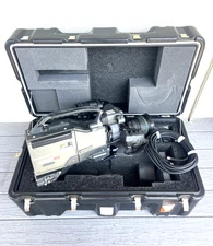 Ikegami HL-V55 Broadcast ENG Camera w/ Fujinon Lens, Zoom, Cables, Hard CASE