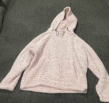 Victoria s Secret PINK Sherpa Pullover Hoodie With Pockets Pink Size Medium