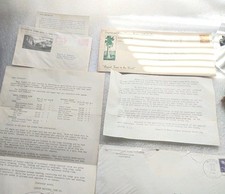 Vintage Ephemera National Park Service Yosemite Sequoia Kings Canyon Letters