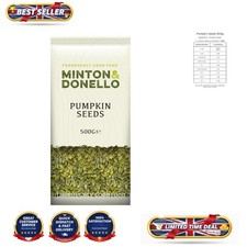 High-Protein Organic Pumpkin Seeds 500g - Sustainable & Wholesome Kitchen Staple