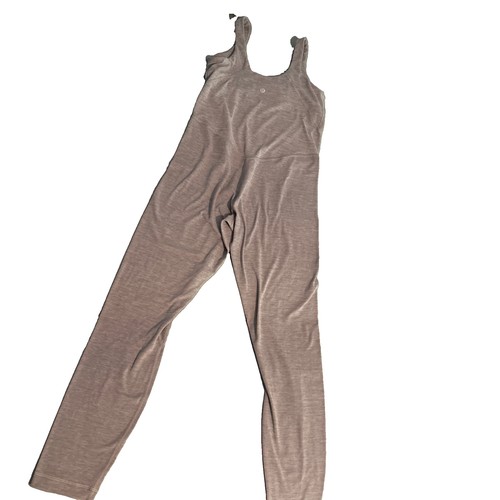 LULULEMON Align Bodysuit 25" Women's Size 8 Gray LW1DSIS