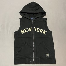 Polo Ralph Lauren Youth Hooded Sleeveless Puffer Vest, Black - Small 8