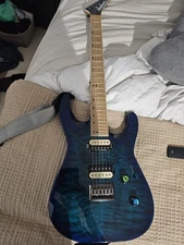 2013-2014 Jackson Pro Series DK2MQHT Electric Guitar Chlorine Burst with Case