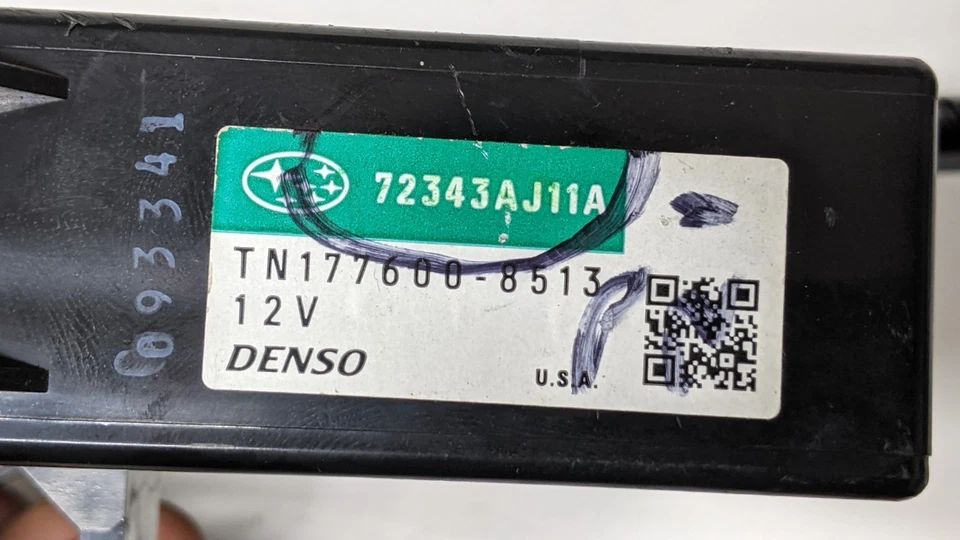 2010 2011 年 2012 年 SUBARU OUTBACK LEGACY BLOWER 发动机控制模块 原始设备制造商 72343AJ11A — 第 2/2 张图片