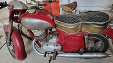 Jawa CZ 175 Oldtimer Motorrad, Weinrot, Zustand Altersgemäß, EZ: 1959