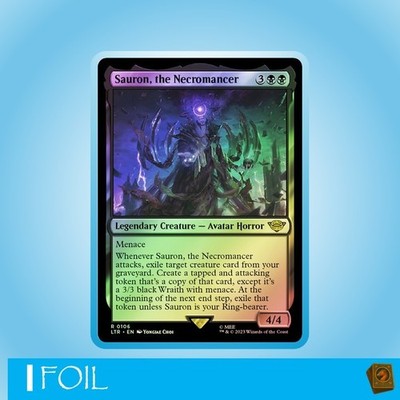 Sauron, the Necromancer| Magic MTG | Lord of the Rings | NM | EN | Rare | Foil