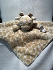 Carters Giraffe Lovey Plush Security Blanket Baby Infant Pacifier Holder Tan