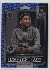 2019-20 Panini NBA Hoops Premium Stock Back Stage Pass Blue Gary Harris #10 0rb