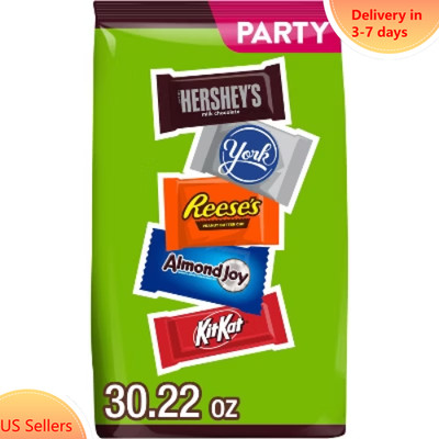 Hershey's Milk and Dark Chocolate Assortment Snack Size Candy - 30.22oz