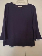 Loft Career Top Size Medium Bell Sleeves