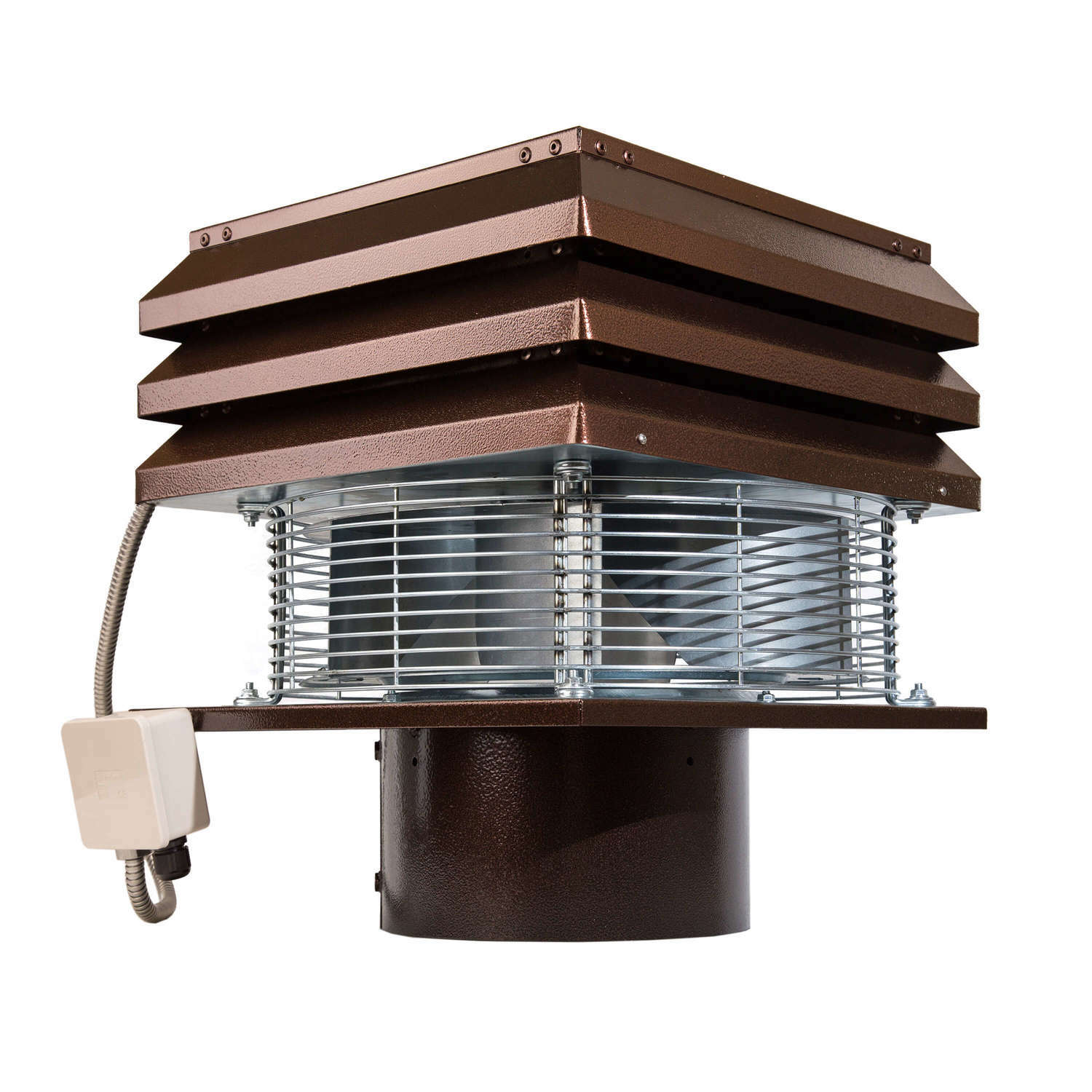 CHIMNEY FAN FOR FIREPLACE BARBECUE exhaust fan Round Flue 25 cm /10