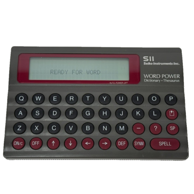 #ad #ad Seiko Instruments Word Power Dictionary Thesaurus SII WP 4000 Fresh Batteries $19.99