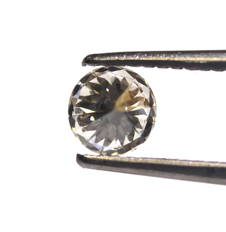GIA loose certified .50ct SI1 I round Natural brilliant diamond estate vintage