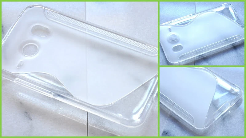 Custodia Case Back Cover HTC Desire HD Cover In Silicone - Immagine 2 di 3