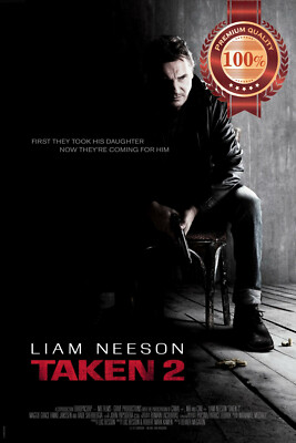 TAKEN 2 LIAM NEESON ORIGINAL OFFICIAL CINEMA MOVIE FILM PRINT PREMIUM POSTER