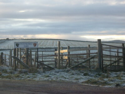 Photo 6x4 Sign for Pittenkerrie Farm Bridge of Canny Off Banchory to Glas c2007