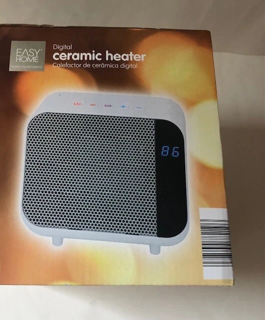 EASY HOME Ceramic Heater Black/White - U-Pick | eBay