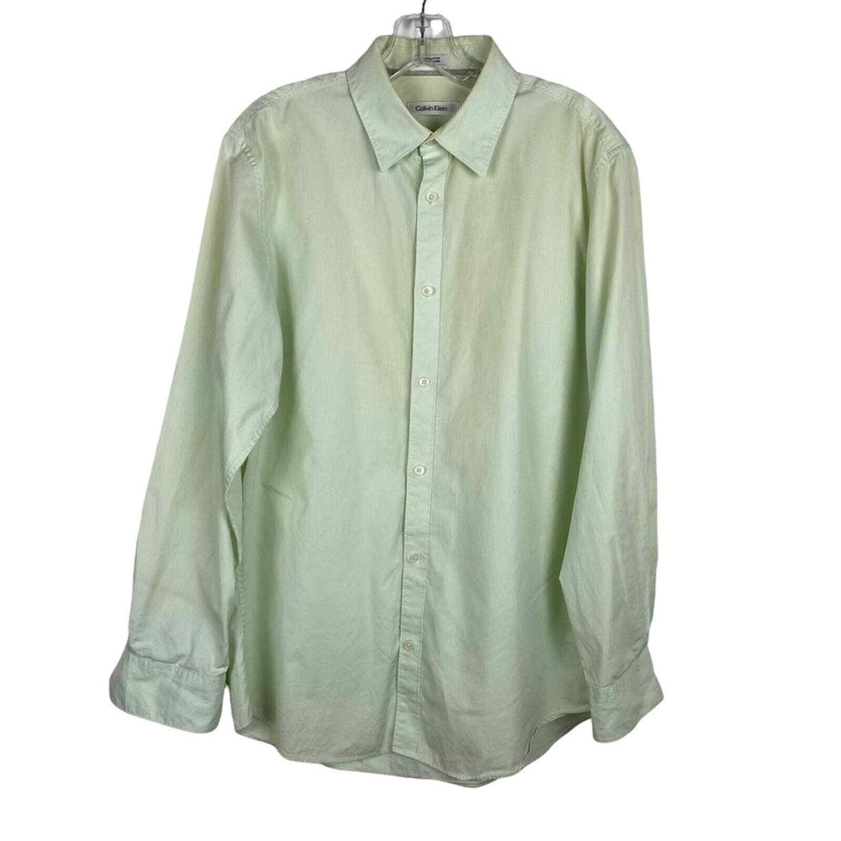 slim fit dress slacks Calvin Klein Golf Uni Shirt - Green - C9952-GREEN