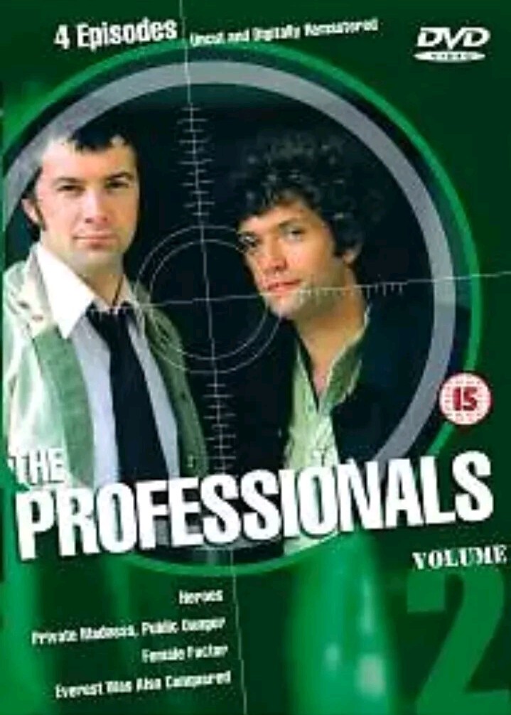 THE PROFESSIONALS DVD VOLUME 2 REGION 2 IN VGWC + FREE UK POST #PB