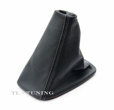 Schaltsack Schaltmanschette FADEN GRAU passend für OPEL CORSA D Bj. 06-14 Leder