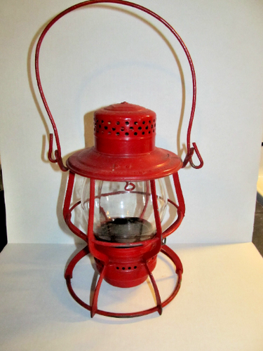 1903 The Keystone No 39 Railroad Lantern Keystone Lantern Co PRR Adlake Burner - 第 3/9 張圖片